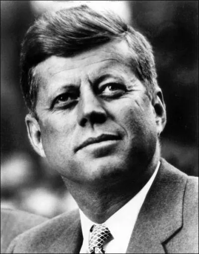 Quelle phrase mythique prononce le prsident Amricain JFK, en visite  Berlin en 1963 ? (photo : JFK)