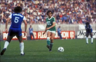 En 1981, l'ASSE perd la finale de la Coupe de France face  Auxerre.