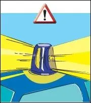 Un vhicule d'urgence a le droit de passer au feu rouge.