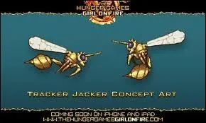 Par combien de gupes tueuses Katniss se fait-elle piquer lors des  Jeux  ?