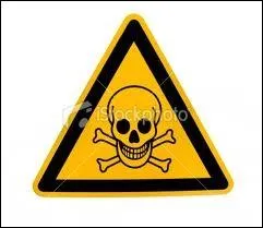 Ce pictogramme signalant une matire dangereuse est constitu de 4 lments choisis pour attirer l'attention : un triangle noir, le fond en jaune, un crne et deux os croiss. Quels sont ces os ?