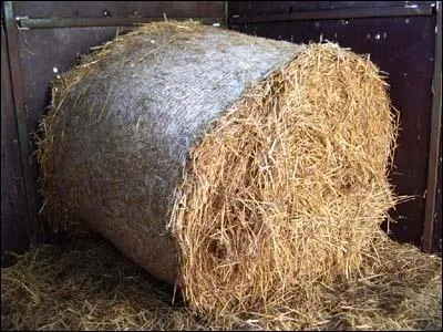 Comment s'appelle la façon dont est mise la paille ?