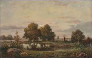 Campagne prs de Fontainebleau.