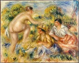 Jeunes femmes  la campagne.