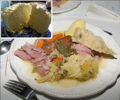 Il existe de nombreuses variantes de la  Mique , celle du Quercy se fait avec quel produit local ?