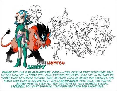 Quel animal y a-t-il sur la culotte de Shimy ?