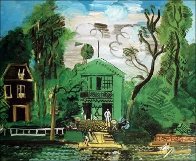 Est-ce Dufy qui a peint Bords de la Marne les canotiers ?