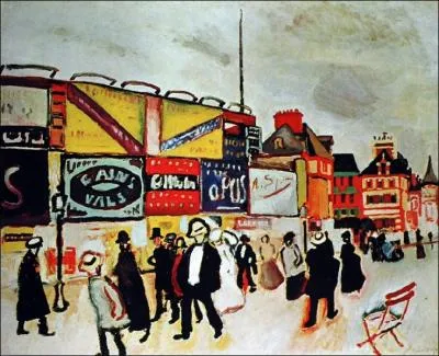 Est-ce Dufy qui a peint Les affiches  Trouville ?