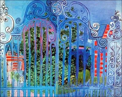 Est-ce Dufy qui a peint La grille ?