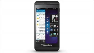 Quel est le nom de ce mobile de Blackberry ?