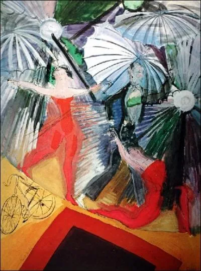 Est-ce Dufy qui a peint Les trapzistes ?