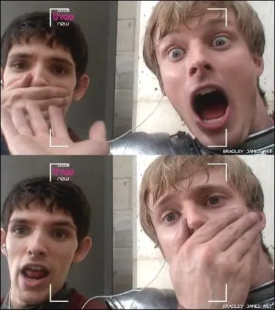 Bradley James et Colin Morgan ont publi une chanson d'eux en train de chanter. Laquelle ?