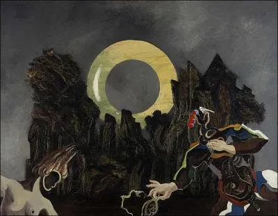 Le peintre montrant  une jeune fille la tte de son pre, 1926-27