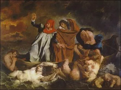 Dante et Virgile aux enfers, dit aussi La Barque de Dante, 1822