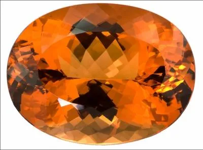 La topaze existe sous une large varit de couleurs, dont le dor intense  rouge-orang. Cette varit est retrouve au Pakistan et au Brsil, et on la connat sous le nom de...