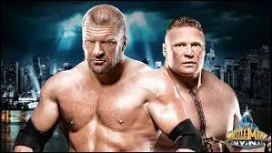 Qui a gagn entre HHH & Brock Lesnar ?