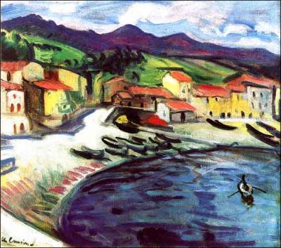 Qui a peint Village au bord de mer ?