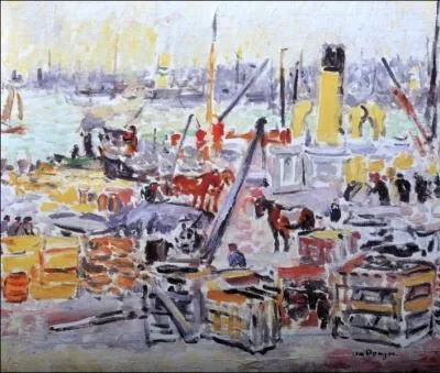 Qui a peint le port de Rotterdam ?