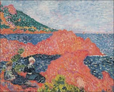 Qui a peint Les roches rouges ?