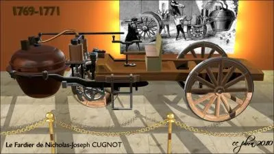 Joseph Cugnot termine son fardier, un chariot (... ... ) par la vapeur.