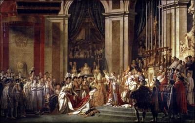 Napoléon le premier du nom vit entre une femme sacrée et une sacrée mère !  Le Sacre de Napoléon  a été réalisé par :