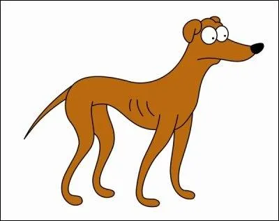 Comment s'appelle le chien de la famille des Simpson ?