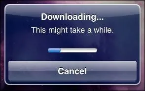 Remplacez l'anglicisme suivant :  downloading  par l'expression franaise quivalente.