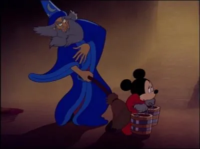 Que fait Yensid pour punir Mickey ?