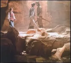 Dans  Le Monde de Narnia : L'Odysse du passeur d'aurore , en quoi se transforme le point d'eau dans la grotte o est retrouv l'un des sept seigneurs ?