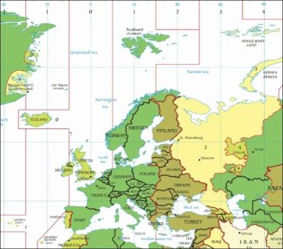 Sur combien de fuseaux horaires le continent europen s'tend-il ?