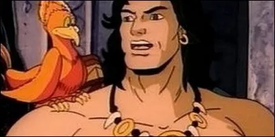 Dans "Conan l'aventurier", qui a transformé la famille de Conan en pierre ?
