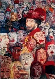 Dans quelle ville James Ensor connu pour ses tableaux de masques est-il n en 1860 ?