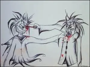 An eye for an eye, a tooth for a tooth / Ojo por ojo, y diente por diente . On les emploie pour signifier que tout le mal fait sera forcment rendu.