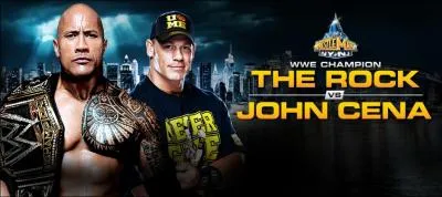 Match n8 : Qui de John Cena ou de The Rock a gagn le match ? (Match simple pour le WWE Championship)