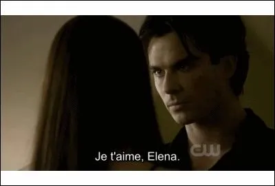 Un instant Delena avec l'mouvante dclaration de Damon sur une musique tout aussi belle. Quelle est-elle ?