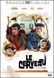 Voici Bourvil avec Jean-Paul Belmondo. Dans le film  Le cerveau , il joue le rle de ...