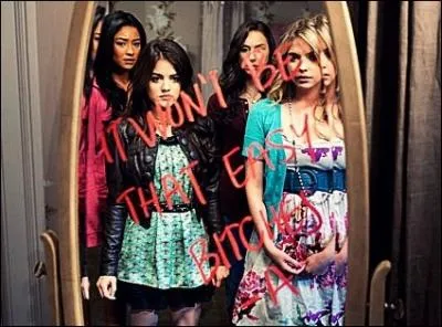 Combien de messages de -A, les quatre filles ont-elles reçu ensemble et en même temps dans les trois saisons ?