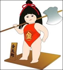 Kintaro, est un jeune hros du folklore japonais. Ne vous rappelle-t-il pas quelqu'un ?