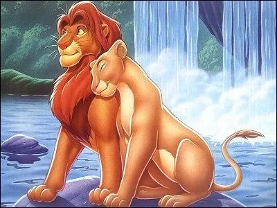 Quelle chanson chante Simba et son amoureuse quand ils se retrouvent ?