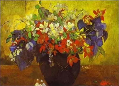 Qui a peint ce bouquet ?