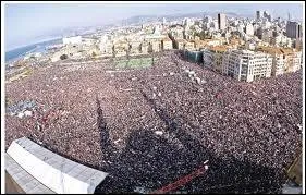 Quelle rvolution de 2005 est la consquence directe de l'assassinat du leader de l'opposition libanaise, Rafik Hariri ?