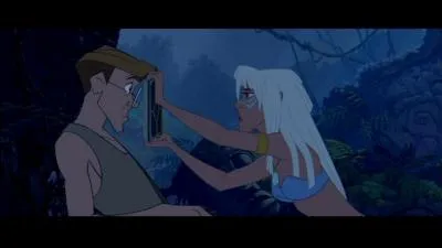 De quel jeune savant Kida, la belle princesse des Atlantes s'est-elle prise ?