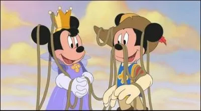 De quelle souris mle Minnie est-elle amoureuse (depuis qu'elle a t cre en mme temps que lui. Ici, nous la voyons en belle princesse et son bien-aim en fougueux mousquetaire) ?