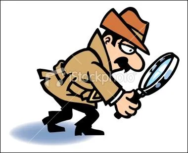 L'accessoire inconditionnel du dtective, avec un manche et un gros verre. Quel est son nom ( l'accessoire, pas au dtective) ?