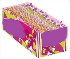 Très populaire, mon emballage est vert et violet...