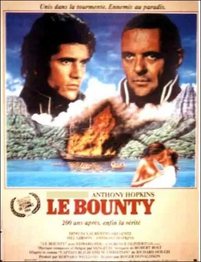 En 1984, qui interprte le rle de Christian Fletcher dans le film Le Bounty, avec galement Anthony Hopkins et Laurence Olivier au casting ?