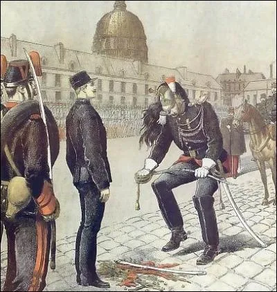 O fut bris le sabre du capitaine Dreyfus, lors de sa dgradation aprs son procs, le 5 janvier 1895 ?