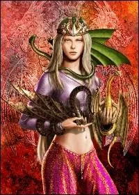 Surnomme l'Imbrle, elle possde trois dragons. Comment-s'appelle-t-elle ?