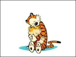 Dans la BD amricaine  Calvin et Hobbes , qui est le tigre en peluche ?
