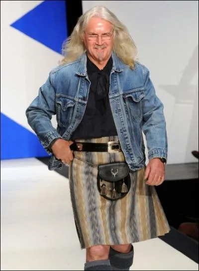 L'excellent comique et acteur Billy Connolly porte le kilt. Dans le costume traditionnel, mme le nombre de boutons du gilet et du spencer est rglement. Quel chiffre est requis ?